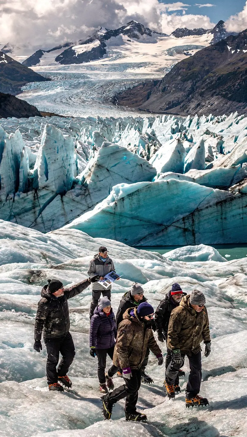 Mapa turístico de Argentina mostrando rutas escénicas a través de paisajes emblemáticos.